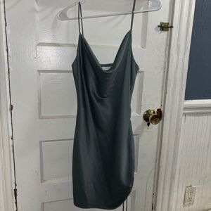 Topshop Ruched Satin Mini Slip